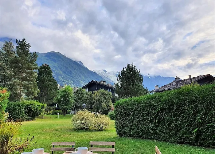 Chamonix Appartement Vue Mont Blanc Avec Jardin
